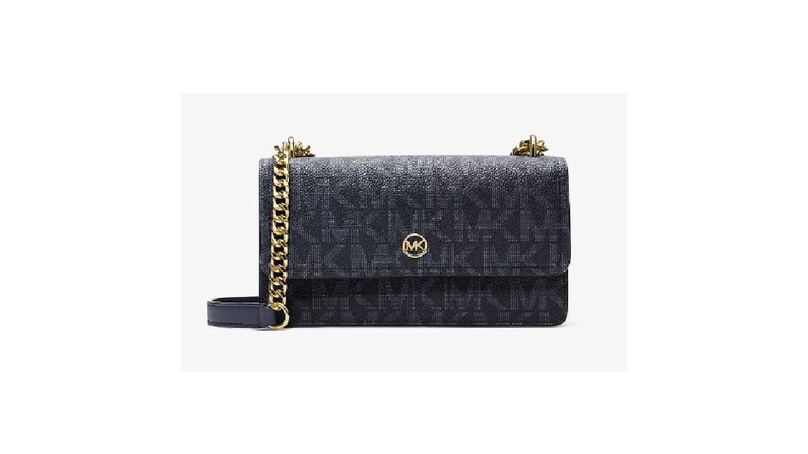Sac à chaîne Michael Kors bleu marine — Michael Kors